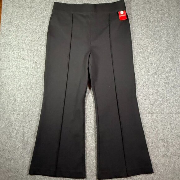 Spanx Womens Perfect Pant Size 3X Petite Hi-Rise Flare Ponte Knit Black NWT Work - Picture 4 of 16